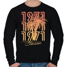 PRINTFASHION 1971 - Férfi pulóver - Fekete