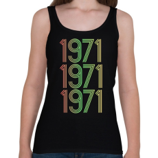 PRINTFASHION 1971 - Női atléta - Fekete