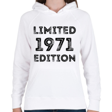 PRINTFASHION 1971 - Női kapucnis pulóver - Fehér