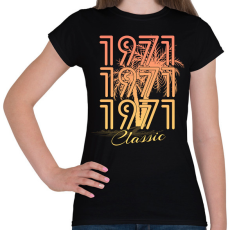 PRINTFASHION 1971 - Női póló - Fekete