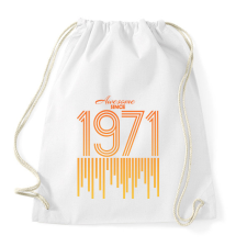 PRINTFASHION 1971 - Sportzsák, Tornazsák - Fehér tornazsák