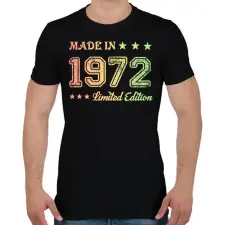 PRINTFASHION 1972 - Férfi póló - Fekete férfi póló