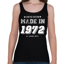 PRINTFASHION 1972 - Női atléta - Fekete női trikó