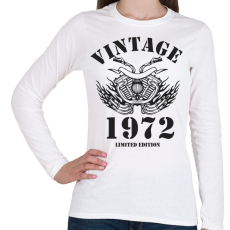 PRINTFASHION 1972 - Női hosszú ujjú póló - Fehér