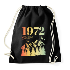 PRINTFASHION 1972 - Sportzsák, Tornazsák - Fekete tornazsák