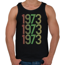 PRINTFASHION 1973 - Férfi atléta - Fekete atléta, trikó