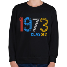 PRINTFASHION 1973 - Gyerek pulóver - Fekete