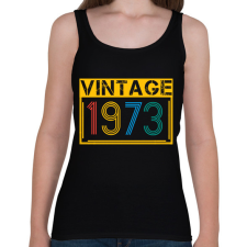 PRINTFASHION 1973 - Női atléta - Fekete női trikó