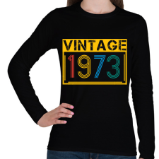 PRINTFASHION 1973 - Női hosszú ujjú póló - Fekete női póló