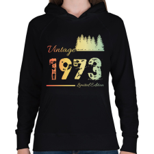 PRINTFASHION 1973 - Női kapucnis pulóver - Fekete női pulóver, kardigán
