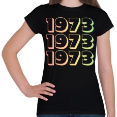 PRINTFASHION 1973 - Női póló - Fekete