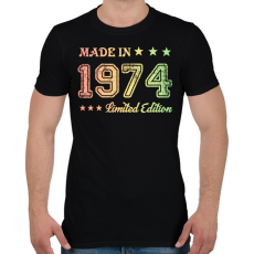 PRINTFASHION 1974 - Férfi póló - Fekete