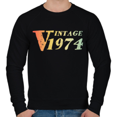 PRINTFASHION 1974 - Férfi pulóver - Fekete
