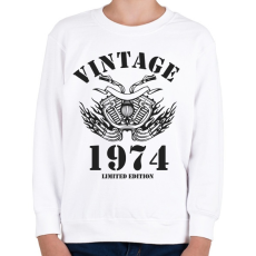 PRINTFASHION 1974 - Gyerek pulóver - Fehér