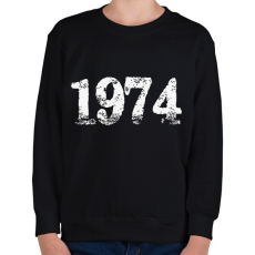 PRINTFASHION 1974 - Gyerek pulóver - Fekete