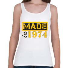 PRINTFASHION 1974 - Női atléta - Fehér női trikó