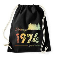 PRINTFASHION 1974 - Sportzsák, Tornazsák - Fekete tornazsák