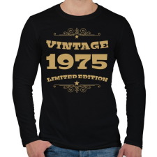 PRINTFASHION 1975 - Férfi hosszú ujjú póló - Fekete férfi póló