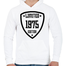 PRINTFASHION 1975 - Férfi kapucnis pulóver - Fehér férfi pulóver, kardigán