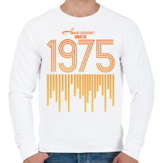 PRINTFASHION 1975 - Férfi pulóver - Fehér