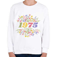 PRINTFASHION 1975 - Gyerek pulóver - Fehér