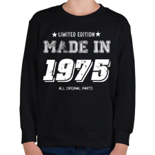 PRINTFASHION 1975 - Gyerek pulóver - Fekete gyerek pulóver, kardigán