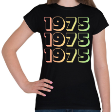PRINTFASHION 1975 - Női póló - Fekete
