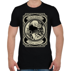 PRINTFASHION 1975 Velem ne szórakozz - Férfi póló - Fekete