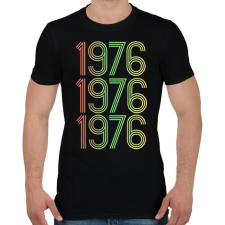 PRINTFASHION 1976 - Férfi póló - Fekete férfi póló