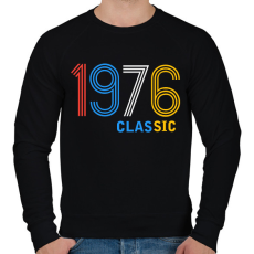 PRINTFASHION 1976 - Férfi pulóver - Fekete