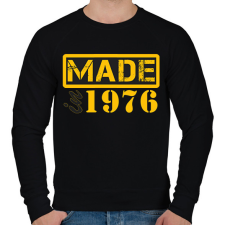 PRINTFASHION 1976 - Férfi pulóver - Fekete férfi pulóver, kardigán