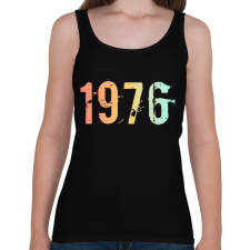 PRINTFASHION 1976 - Női atléta - Fekete női trikó