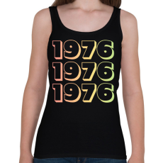 PRINTFASHION 1976 - Női atléta - Fekete