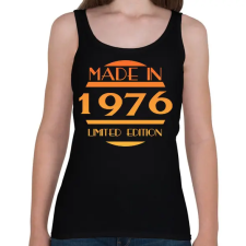 PRINTFASHION 1976 - Női atléta - Fekete női trikó
