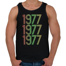 PRINTFASHION 1977 - Férfi atléta - Fekete
