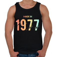 PRINTFASHION 1977 - Férfi atléta - Fekete