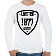 PRINTFASHION 1977 - Férfi hosszú ujjú póló - Fehér