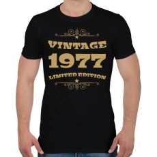PRINTFASHION 1977 - Férfi póló - Fekete