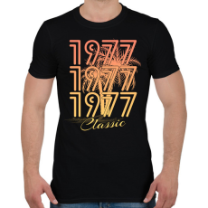 PRINTFASHION 1977 - Férfi póló - Fekete