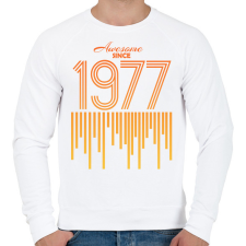 PRINTFASHION 1977 - Férfi pulóver - Fehér férfi pulóver, kardigán