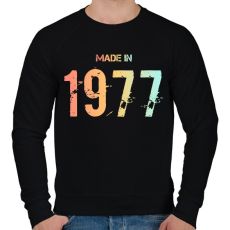 PRINTFASHION 1977 - Férfi pulóver - Fekete