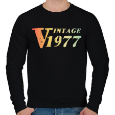 PRINTFASHION 1977 - Férfi pulóver - Fekete férfi pulóver, kardigán