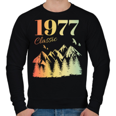 PRINTFASHION 1977 - Férfi pulóver - Fekete