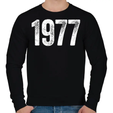 PRINTFASHION 1977 - Férfi pulóver - Fekete férfi pulóver, kardigán