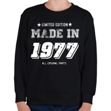 PRINTFASHION 1977 - Gyerek pulóver - Fekete gyerek pulóver, kardigán