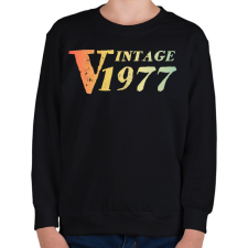 PRINTFASHION 1977 - Gyerek pulóver - Fekete gyerek pulóver, kardigán