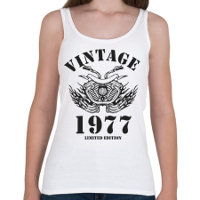 PRINTFASHION 1977 - Női atléta - Fehér női trikó