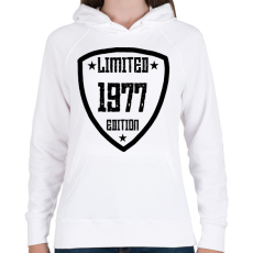 PRINTFASHION 1977 - Női kapucnis pulóver - Fehér