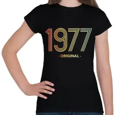 PRINTFASHION 1977 - Női póló - Fekete férfi póló