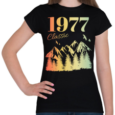 PRINTFASHION 1977 - Női póló - Fekete női póló